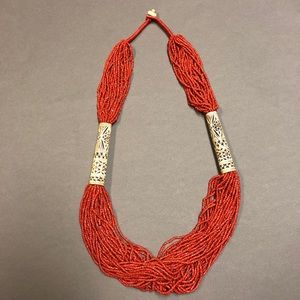 Multistrand necklace from Nepal.